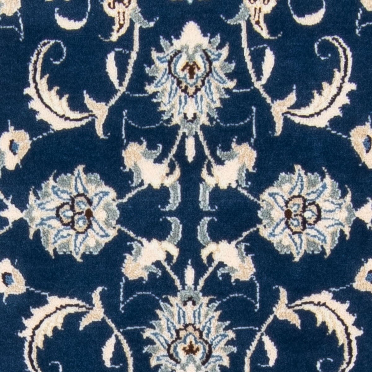 Runner Perser Rug - Nain - 254 x 79 cm - dark blue