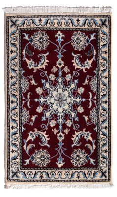 Perser Rug - Nain - 90 x 60 cm - red