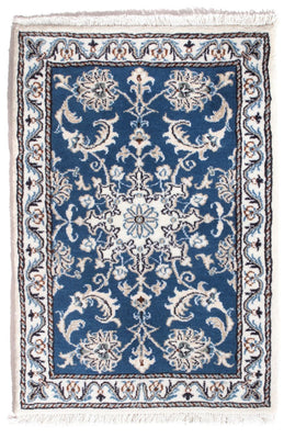 Perser Rug - Nain - 90 x 60 cm - blue