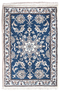 Perser Rug - Nain - 90 x 60 cm - blue