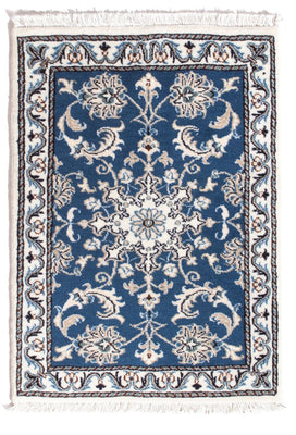 Perser Rug - Nain - 90 x 60 cm - blue