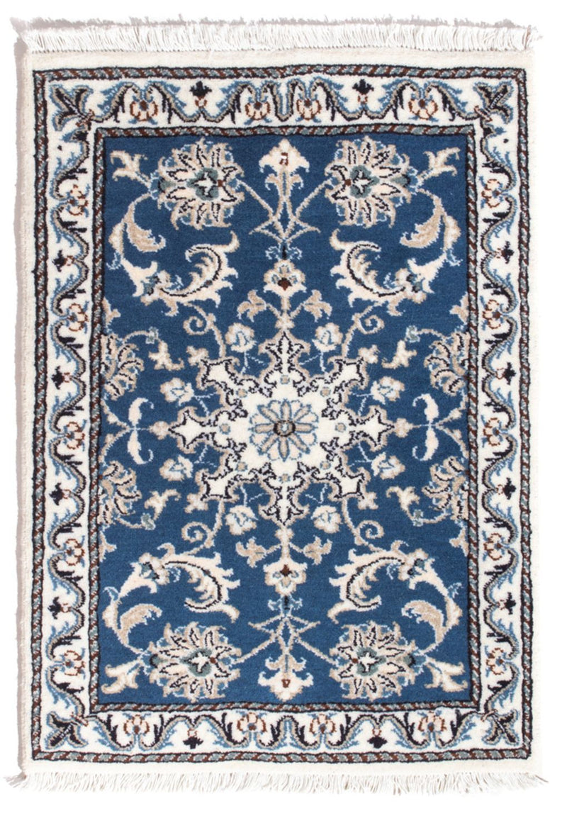 Perser Rug - Nain - 90 x 60 cm - blue