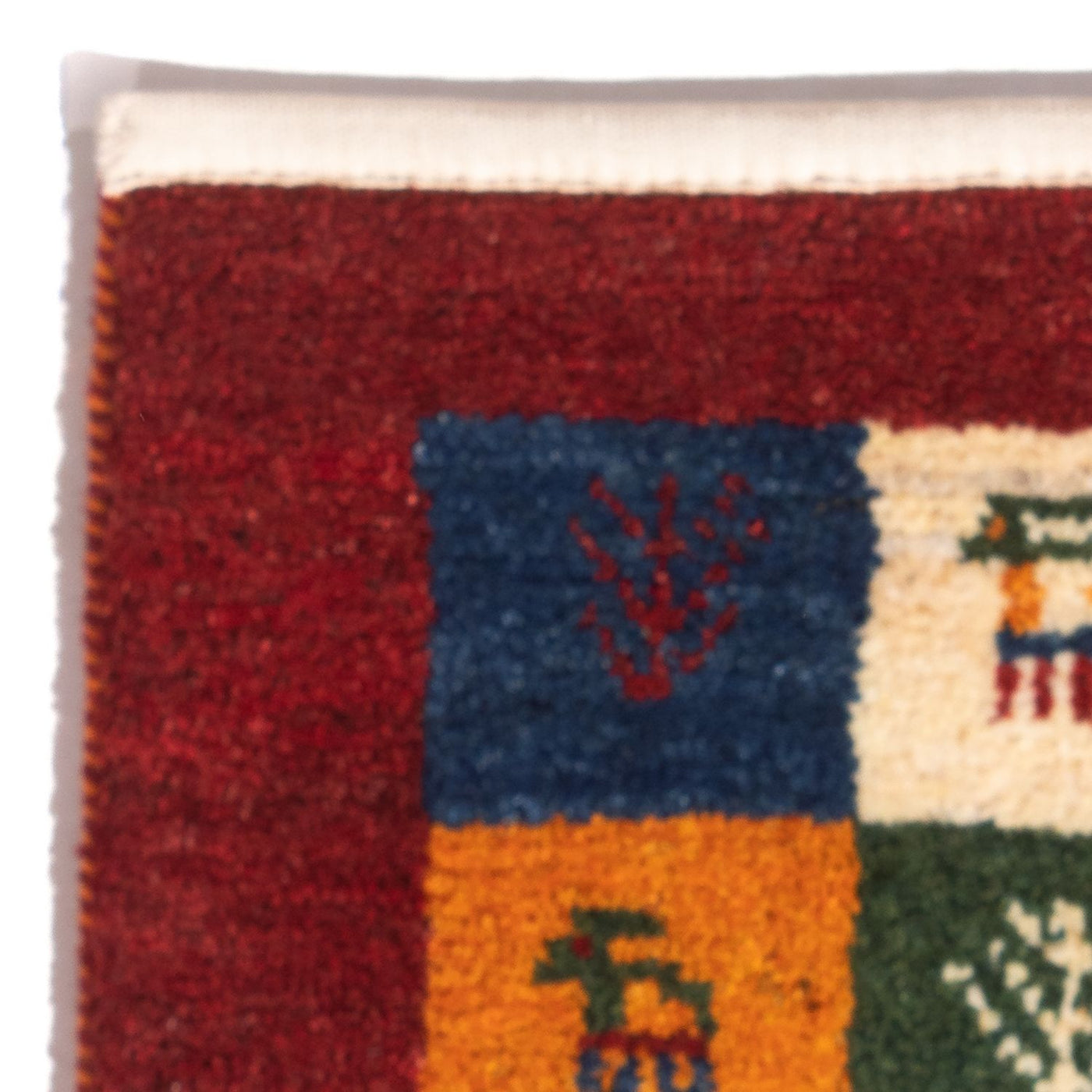 Persian Gabbeh Rug 60x40cm - Perserteppich Wollteppich
