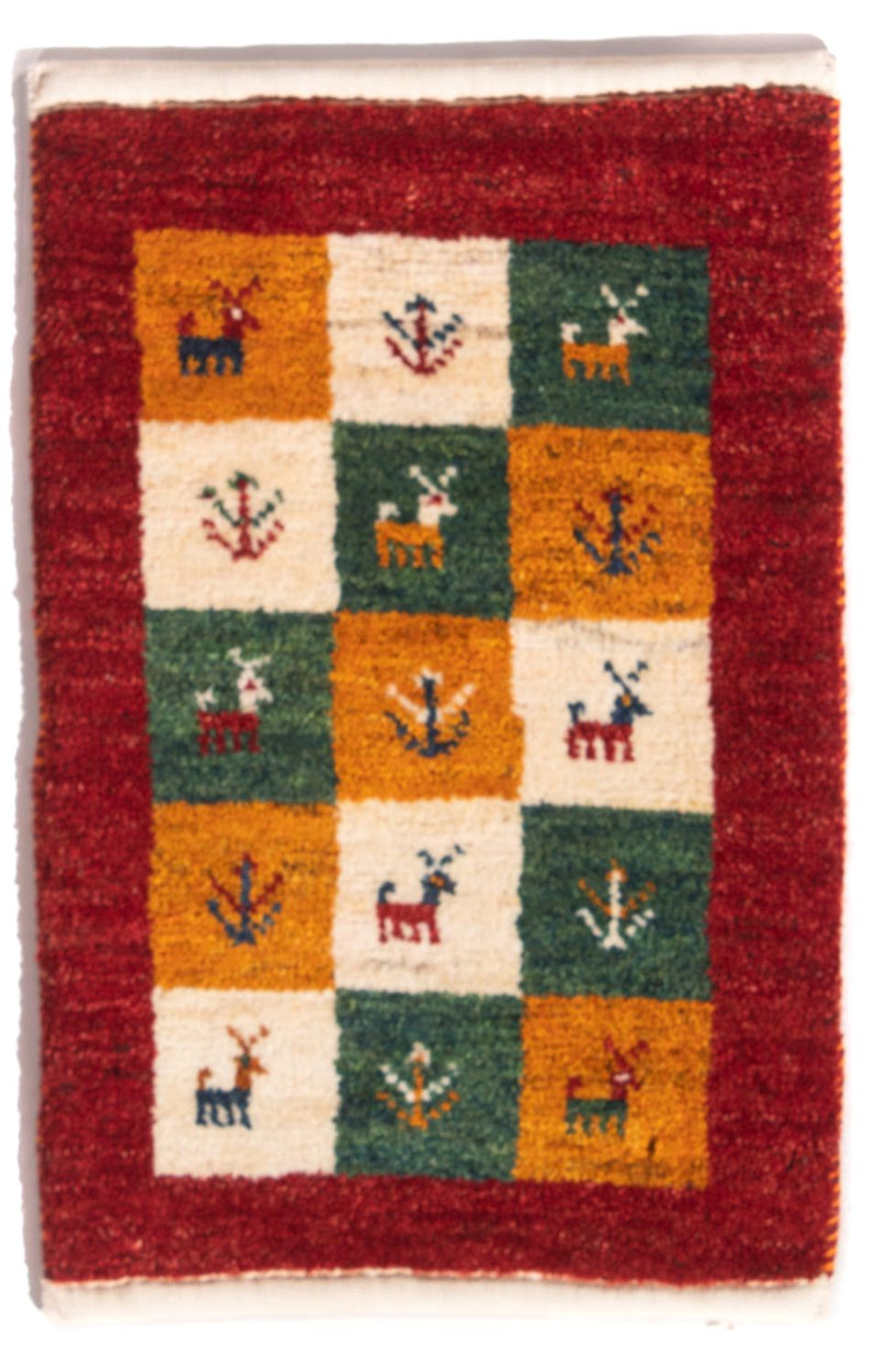 Gabbeh Rug - Perser - 60 x 40 cm - multicolored