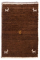 Persian Gabbeh Rug 60x40cm - Perserteppich Wollteppich