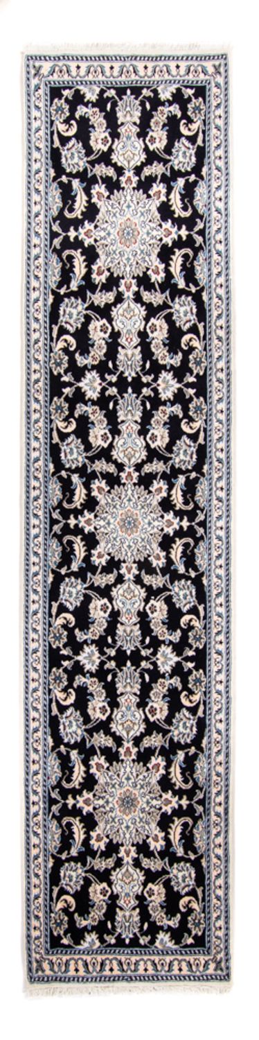 Runner Perser Rug - Nain - 297 x 79 cm - dark blue