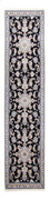 Runner Perser Rug - Nain - 297 x 79 cm - dark blue
