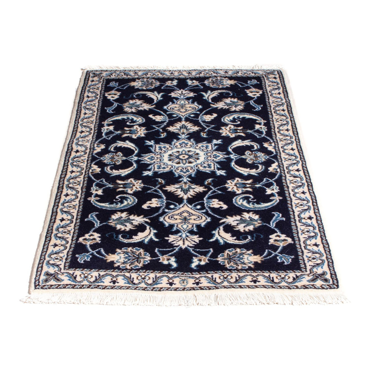 Perser Rug - Nain - 135 x 69 cm - dark blue
