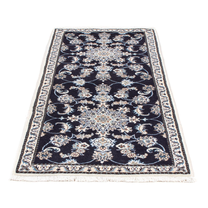 Runner Perser Rug - Nain - 200 x 79 cm - dark blue