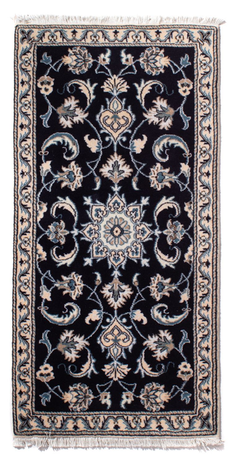 Perser Rug - Nain - 143 x 69 cm - dark blue