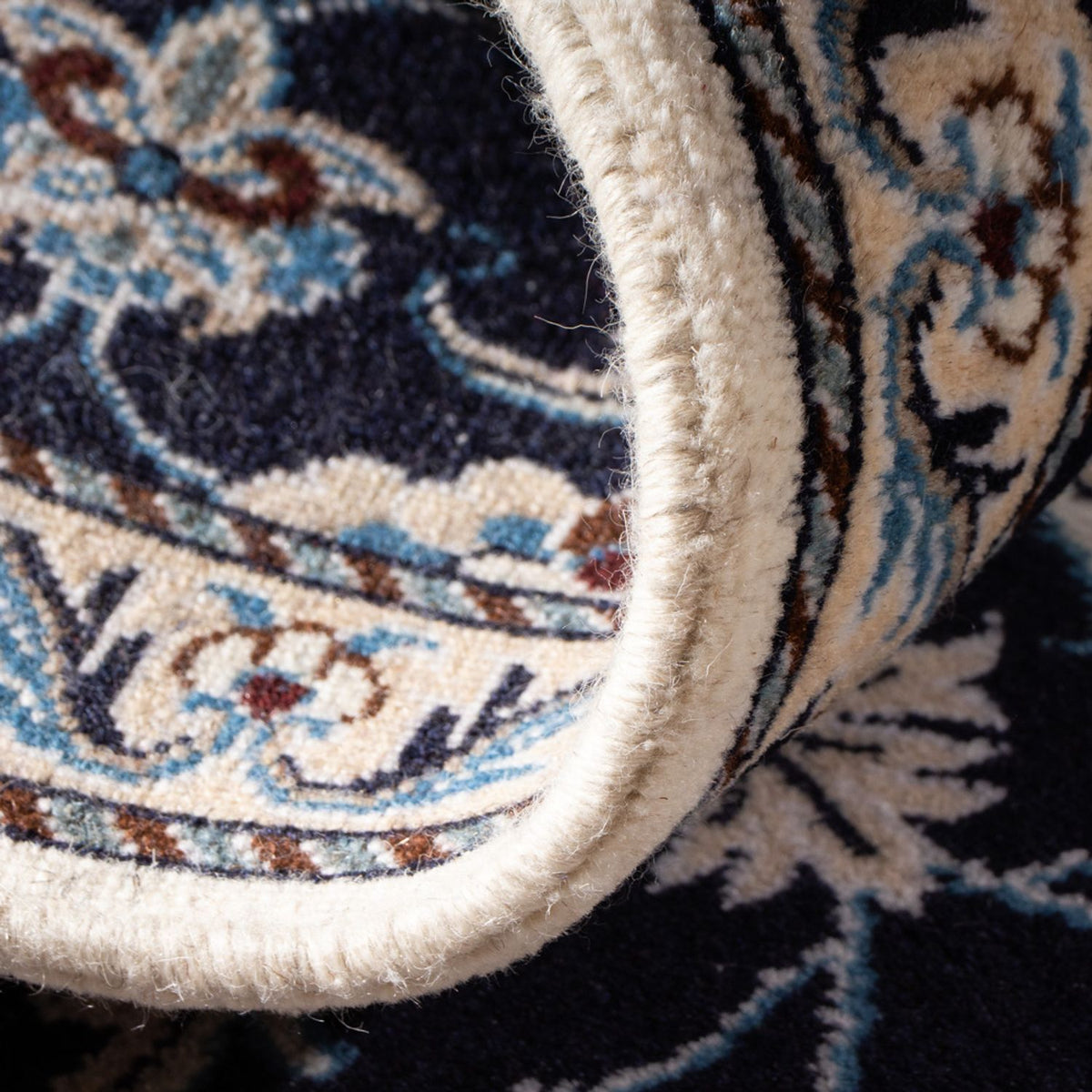 Perser Rug - Nain - 140 x 68 cm - dark blue