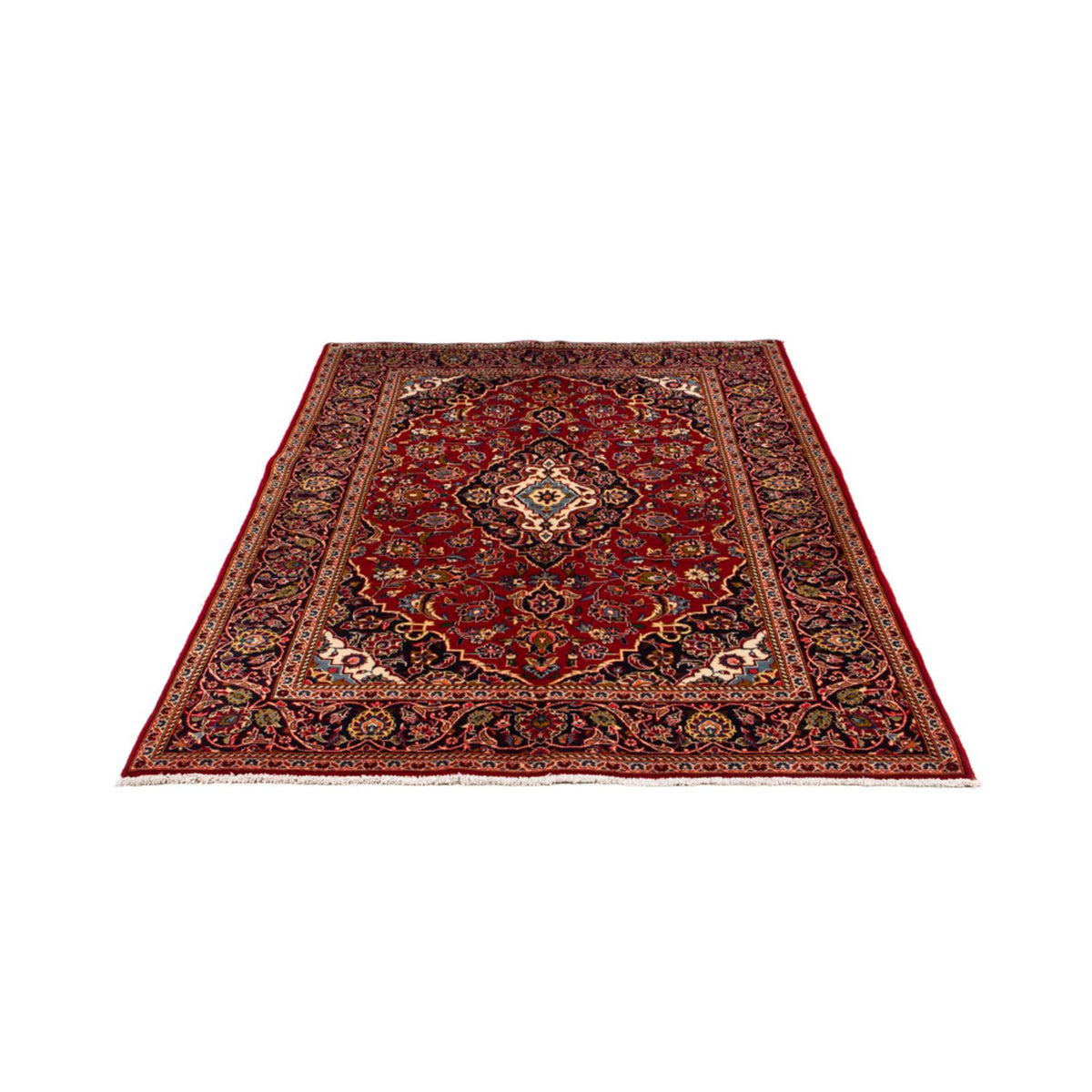 Perser Rug - Keshan - 214 x 142 cm - red