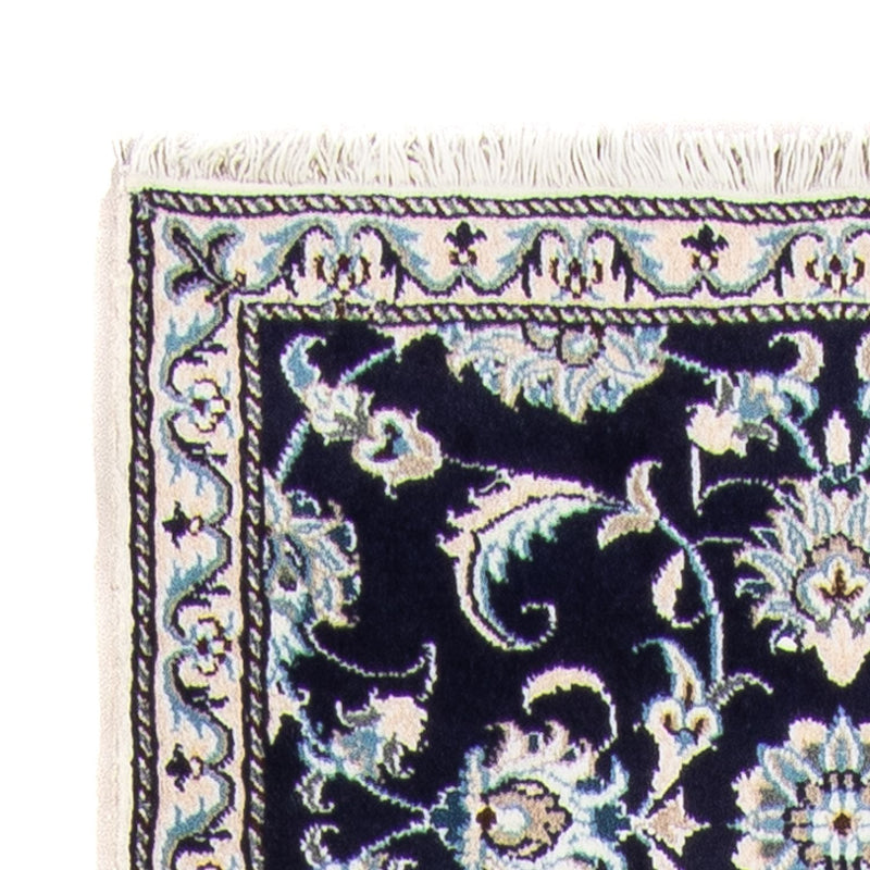 Perser Rug - Nain - 134 x 71 cm - dark blue