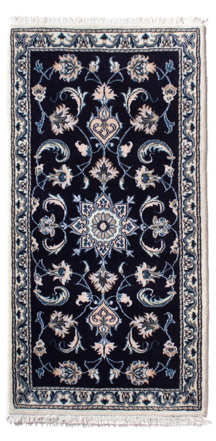 Perser Rug - Nain - 141 x 72 cm - dark blue