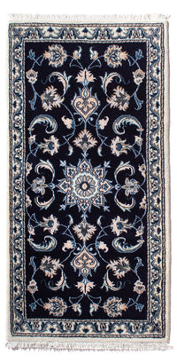 Perser Rug - Nain - 141 x 72 cm - dark blue