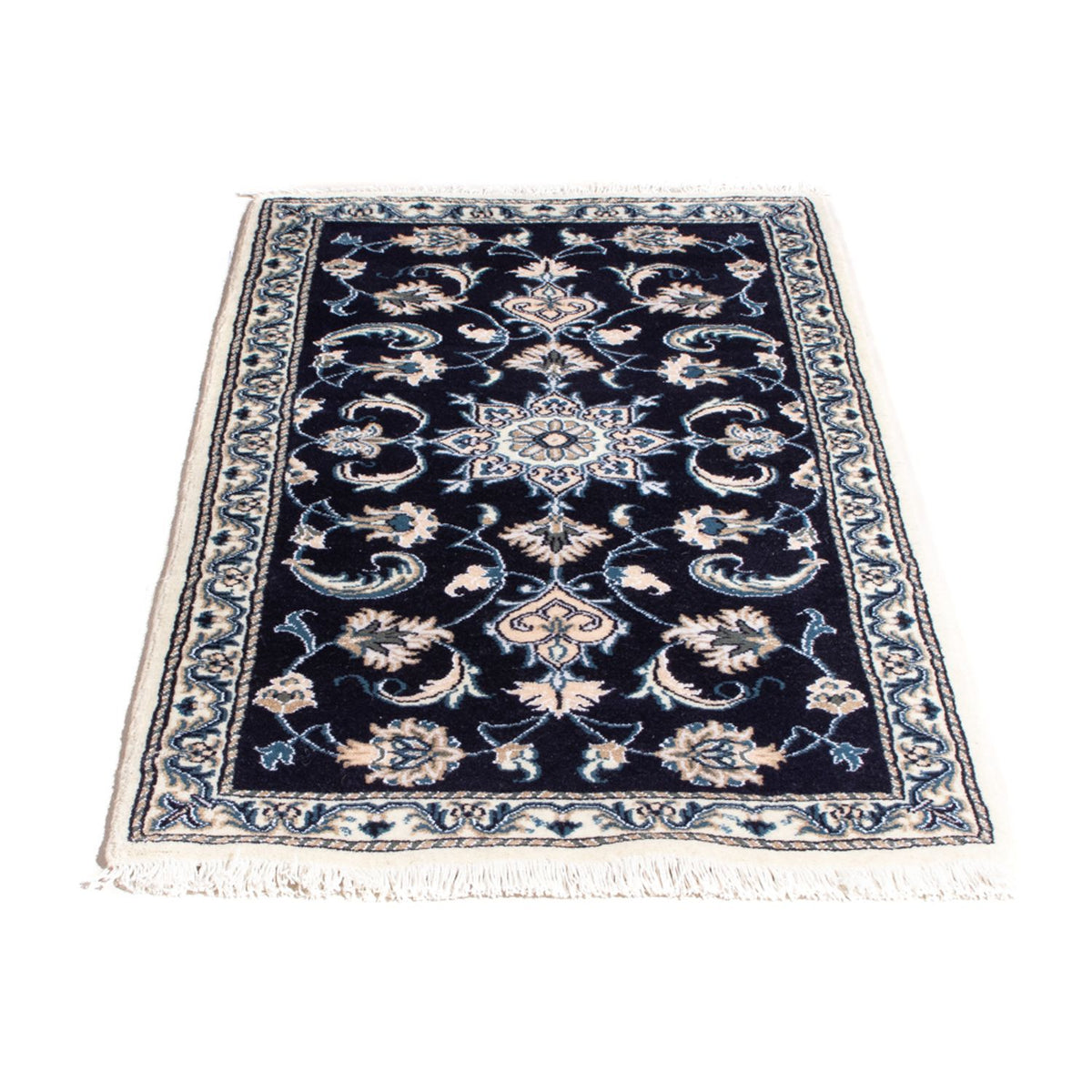 Perser Rug - Nain - 141 x 72 cm - dark blue