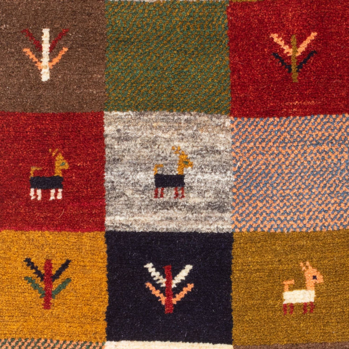 Gabbeh Rug - Perser - 116 x 78 cm - multicolored