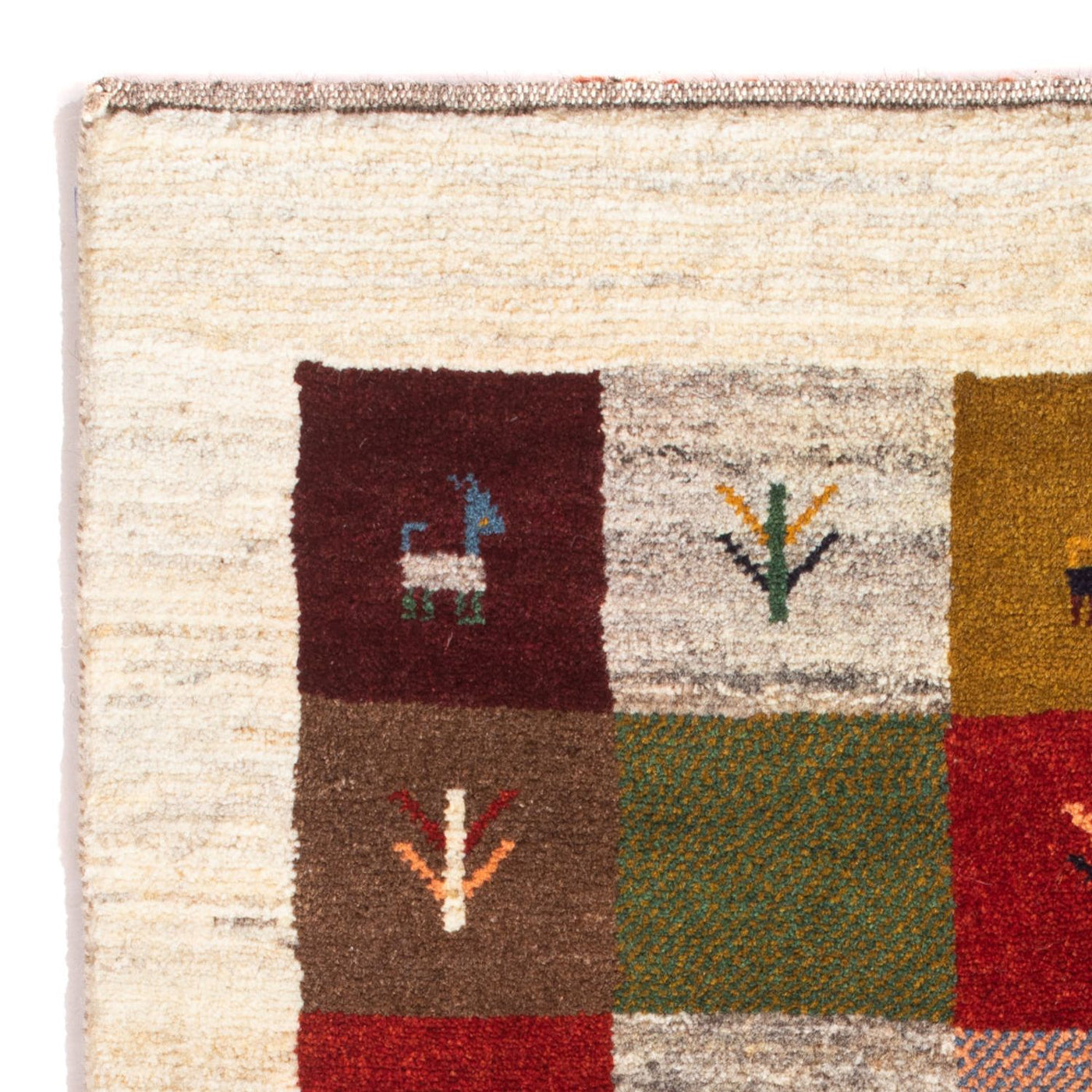 Persian Gabbeh Rug 116x78cm - Perserteppich Wollteppich