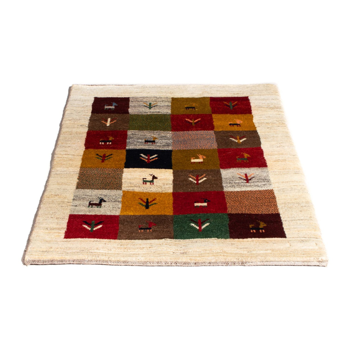 Gabbeh Rug - Perser - 116 x 78 cm - multicolored