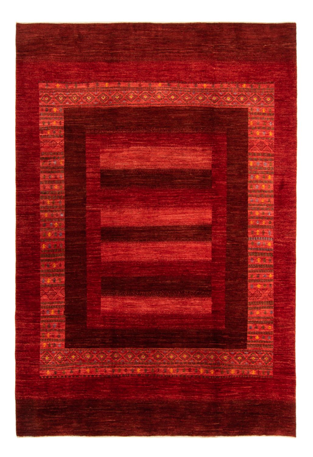 Gabbeh Rug - Loribaft Perser - 286 x 204 cm - red