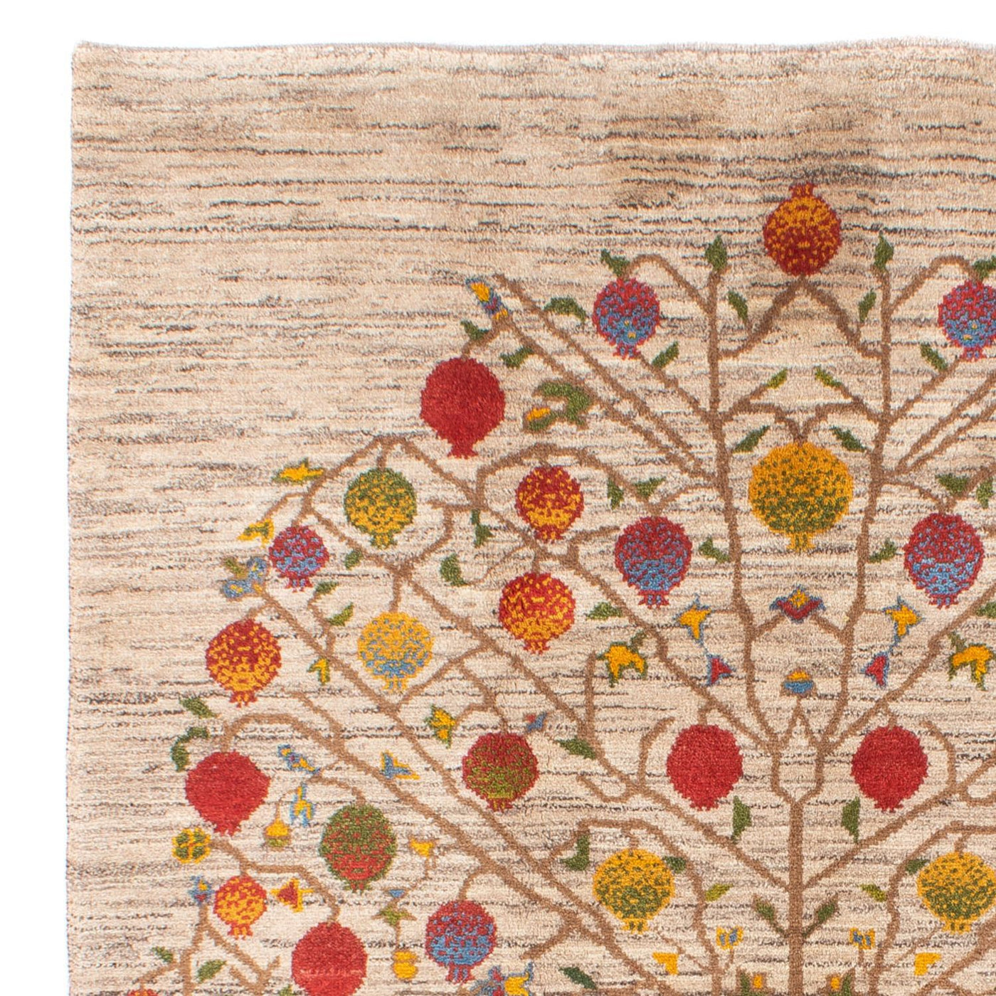 Persian Gabbeh Rug 201x148cm - Perserteppich Wollteppich