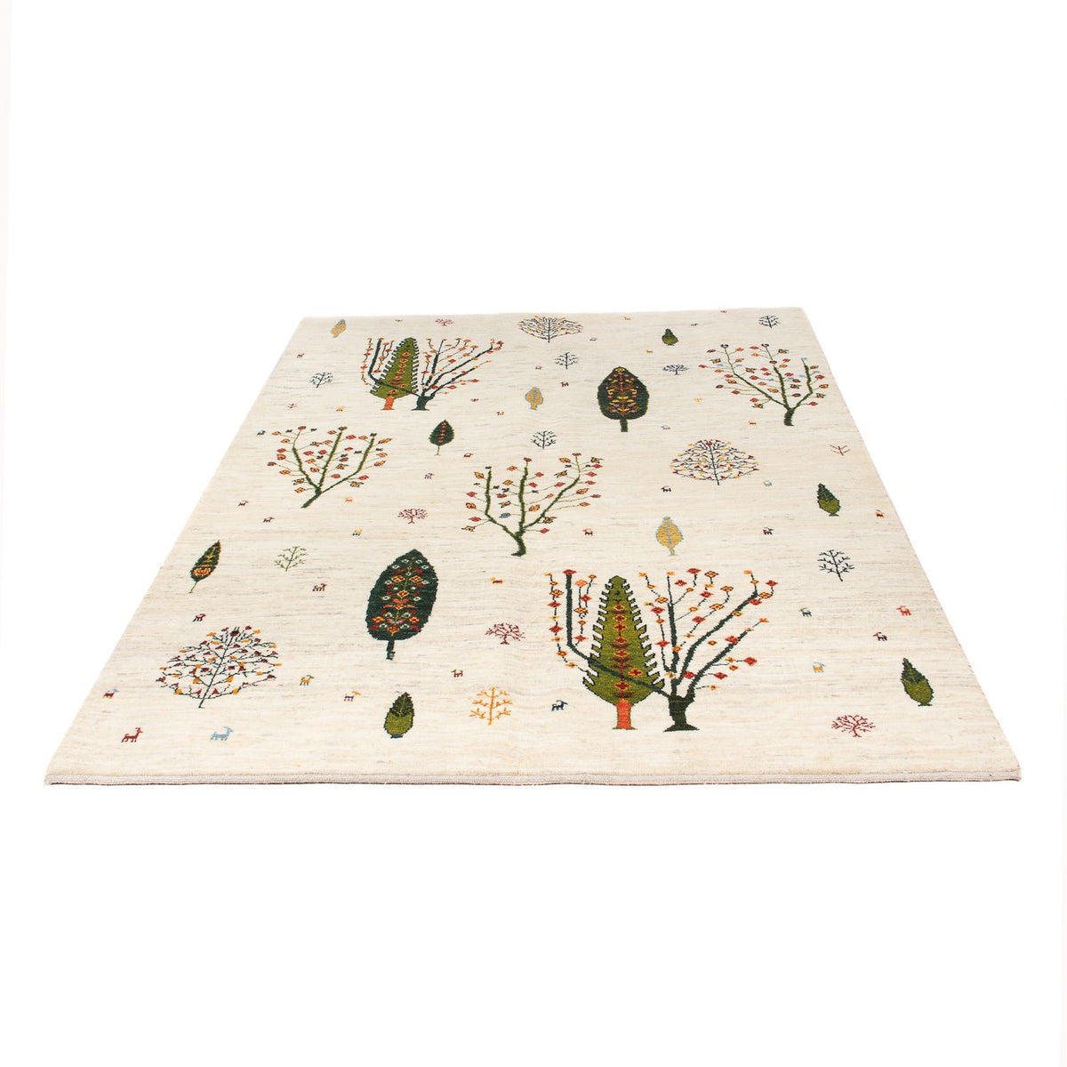 Gabbeh Rug - Loribaft Perser - 198 x 155 cm - natural
