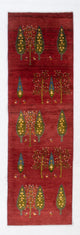Persian Gabbeh Rug 240x70cm - Perserteppich Wollteppich