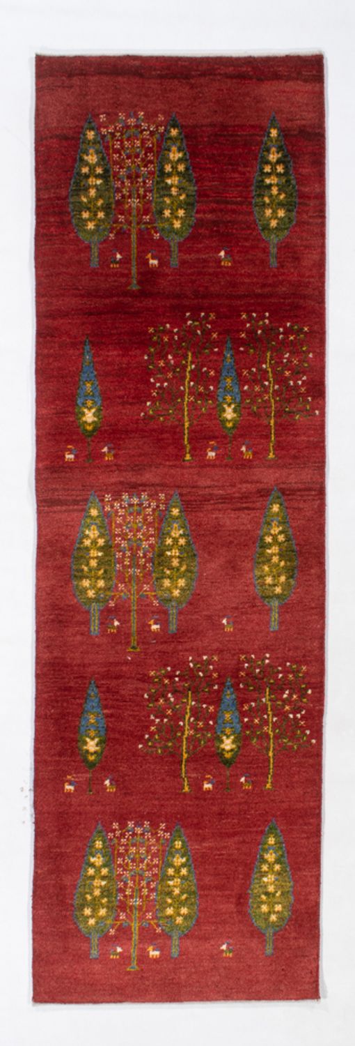 Persian Gabbeh Rug 240x70cm - Perserteppich Wollteppich