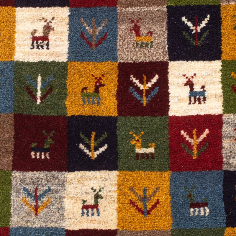 Persian Gabbeh Rug 90x62cm - Perserteppich Wollteppich