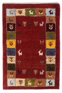 Gabbeh Rug - Perser - 88 x 61 cm - multicolored
