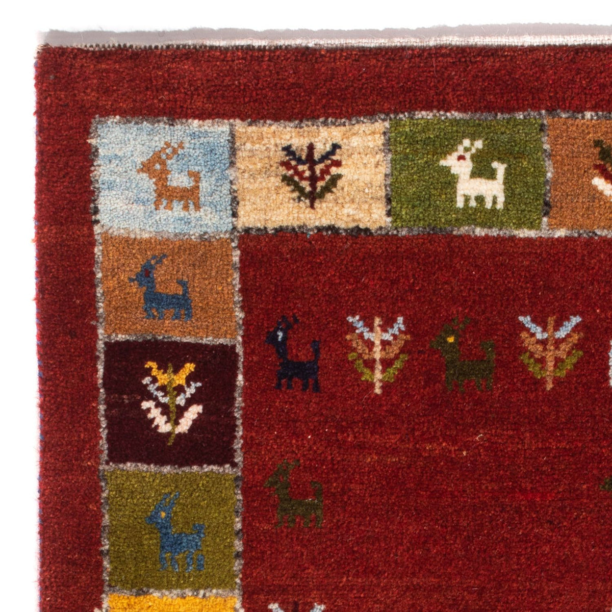 Persian Gabbeh Rug 61x88cm - Perserteppich Wollteppich