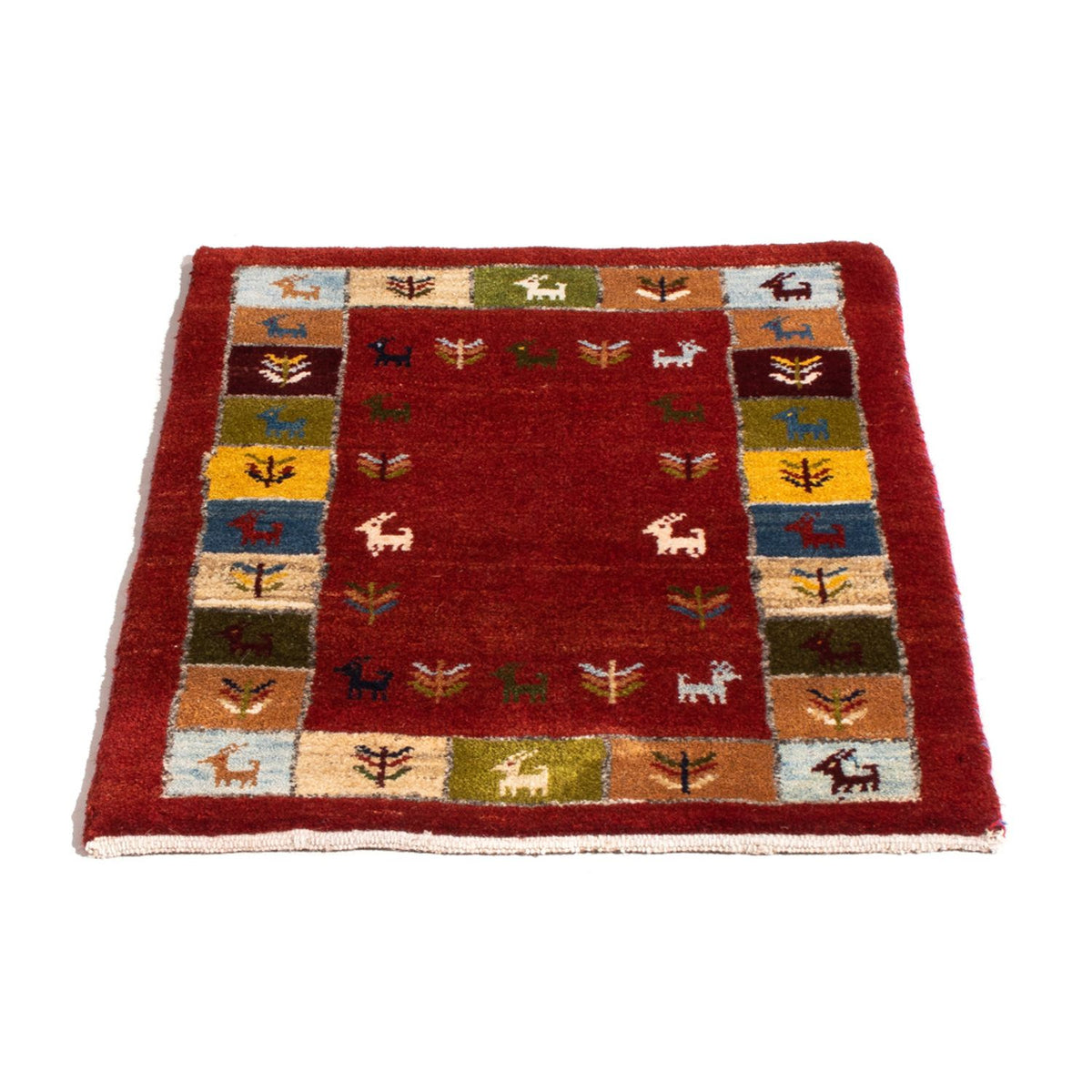 Gabbeh Rug - Perser - 88 x 61 cm - multicolored
