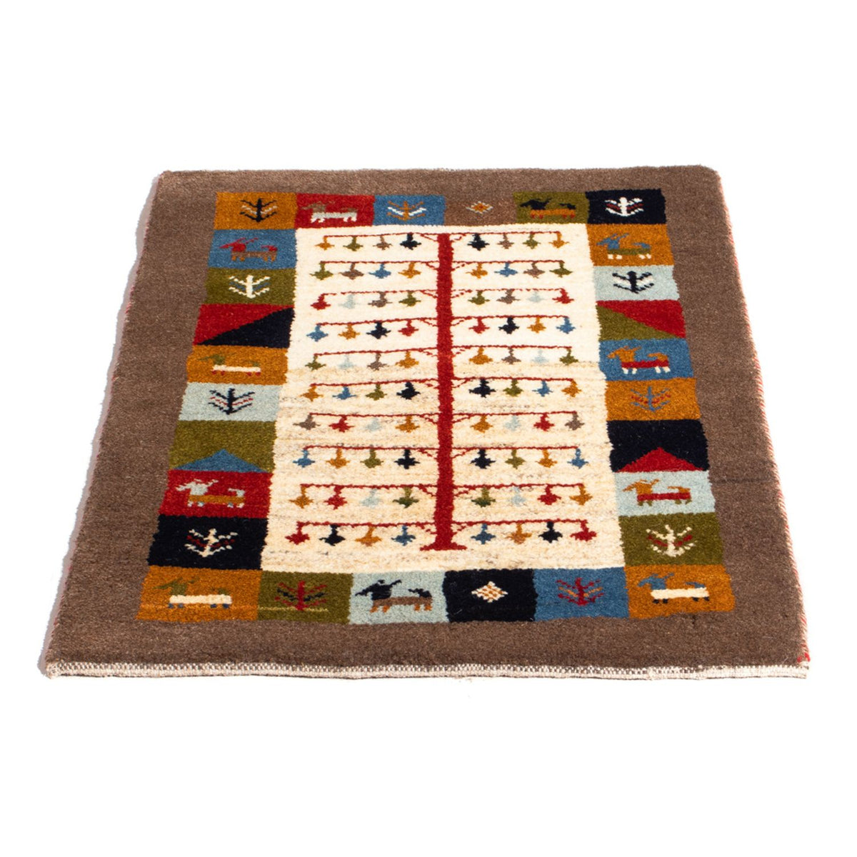 Gabbeh Rug - Perser - 88 x 61 cm - multicolored