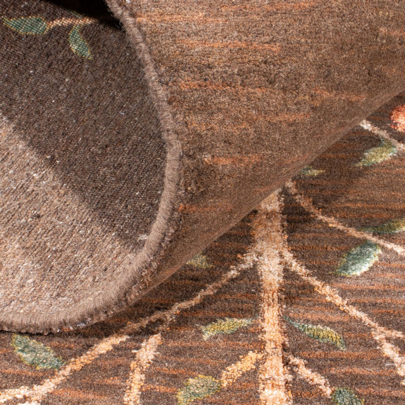 Designer Rug - 249 x 187 cm - brown