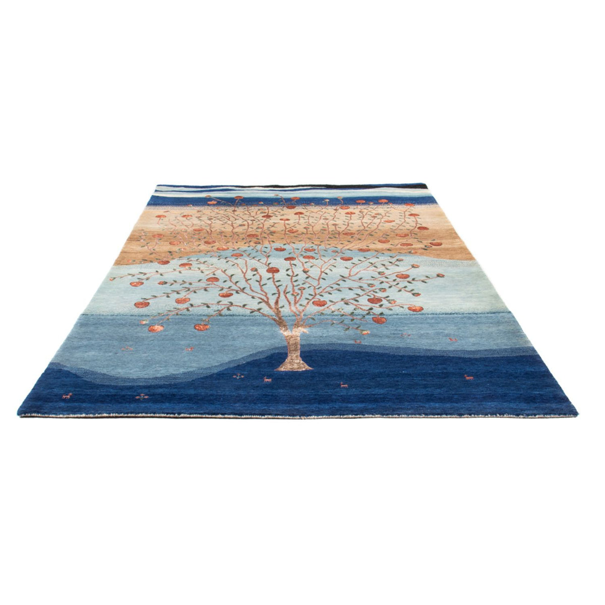 Designer Rug - 260 x 188 cm - blue