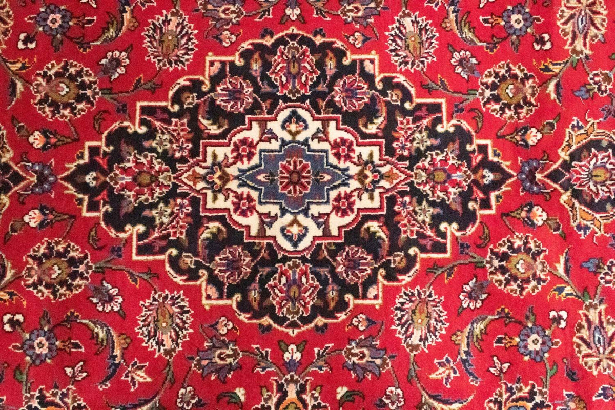 Perser Rug - Keshan - 303 x 202 cm - red