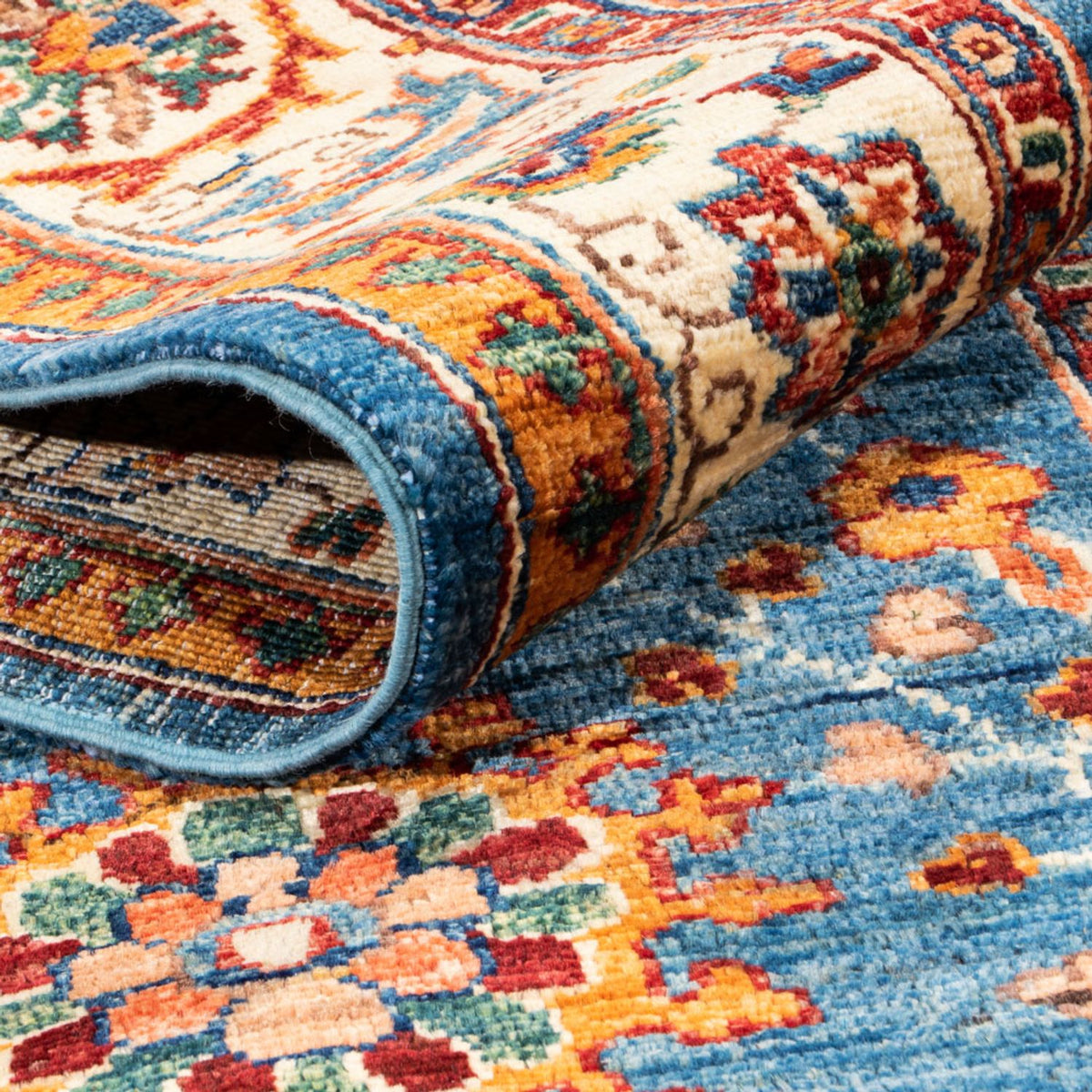 Runner Ziegler Rug - Ariana - 239 x 88 cm - light blue