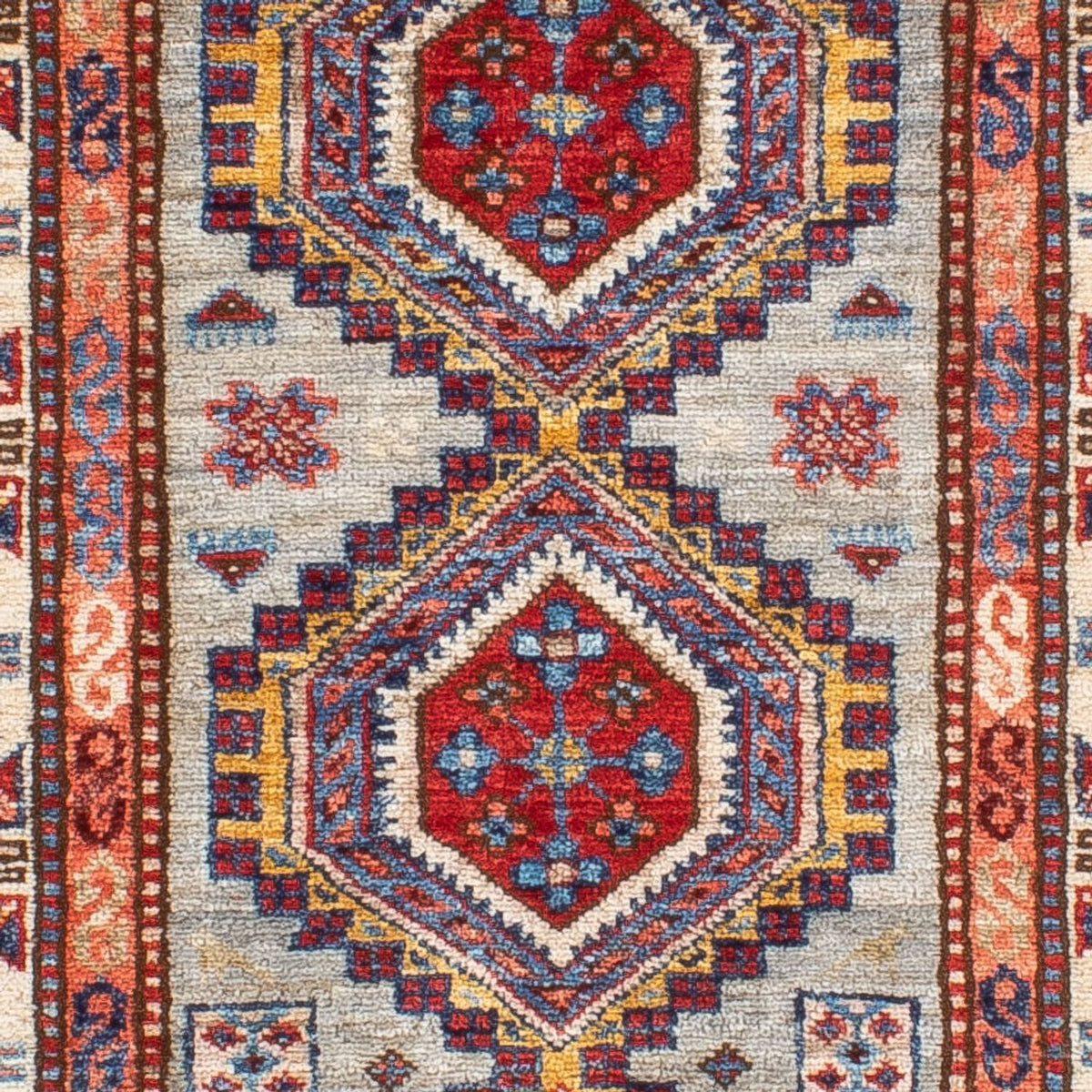 Runner Ziegler Rug - Kazak - 228 x 74 cm - light blue