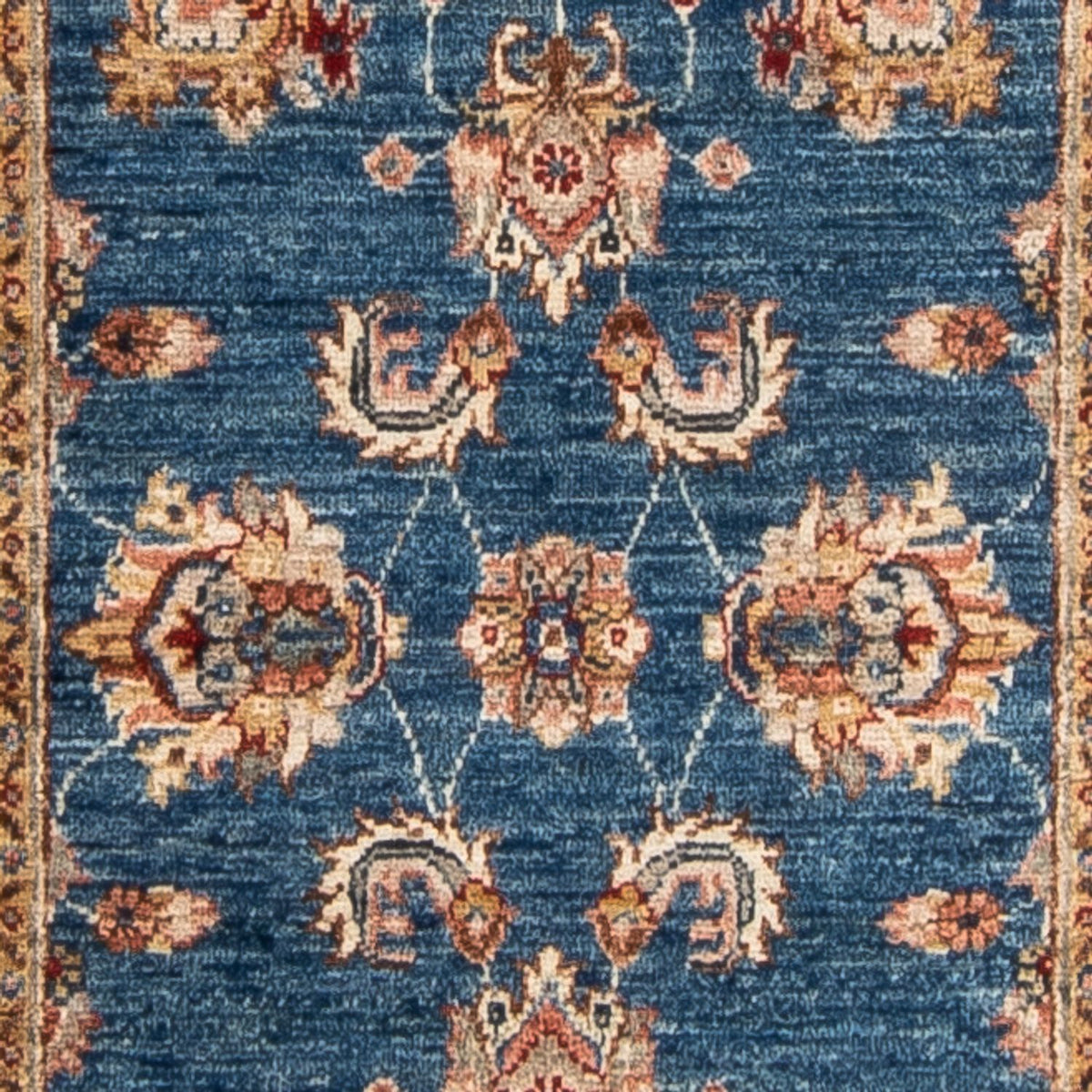 Runner Ziegler Rug - 314 x 81 cm - blue