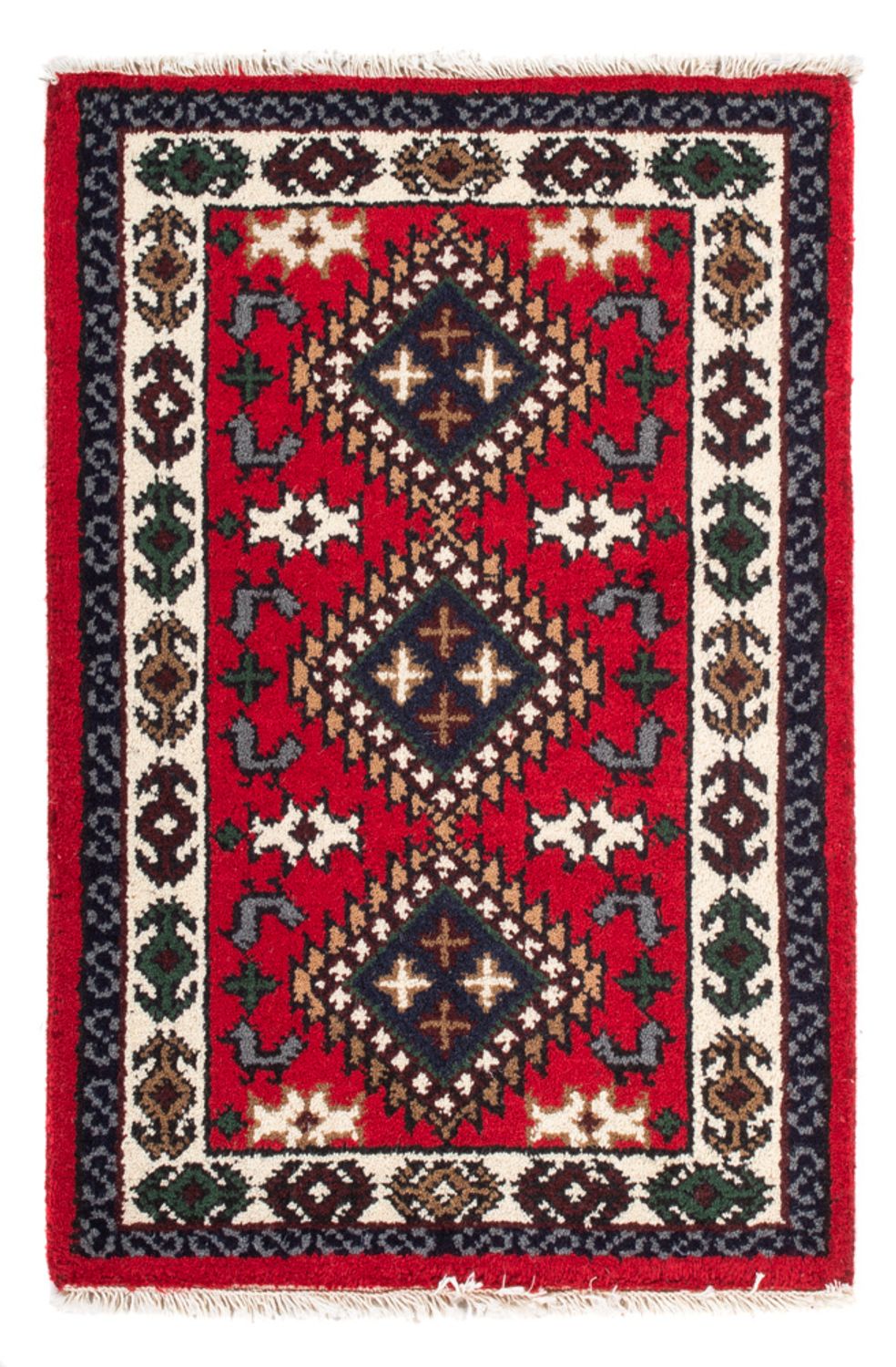 Oriental Rug - 90 x 60 cm - red