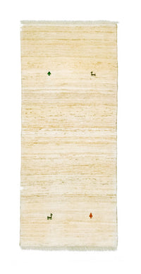 Runner Gabbeh Rug - Perser - 202 x 75 cm - beige