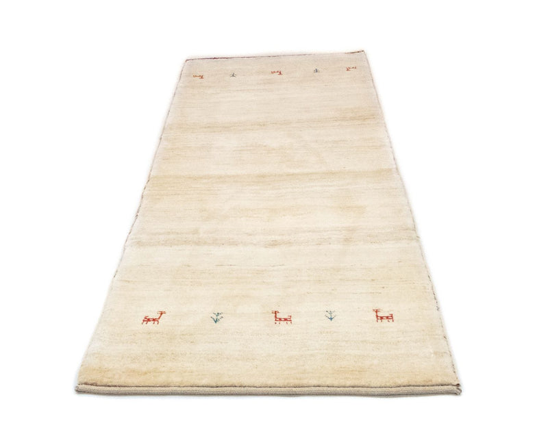 Runner Gabbeh Rug - Perser - 215 x 75 cm - beige