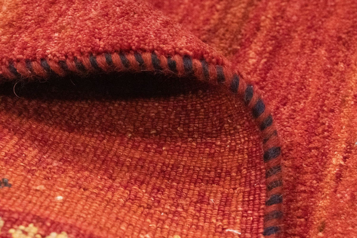 Runner Gabbeh Rug - Perser - 215 x 75 cm - orange