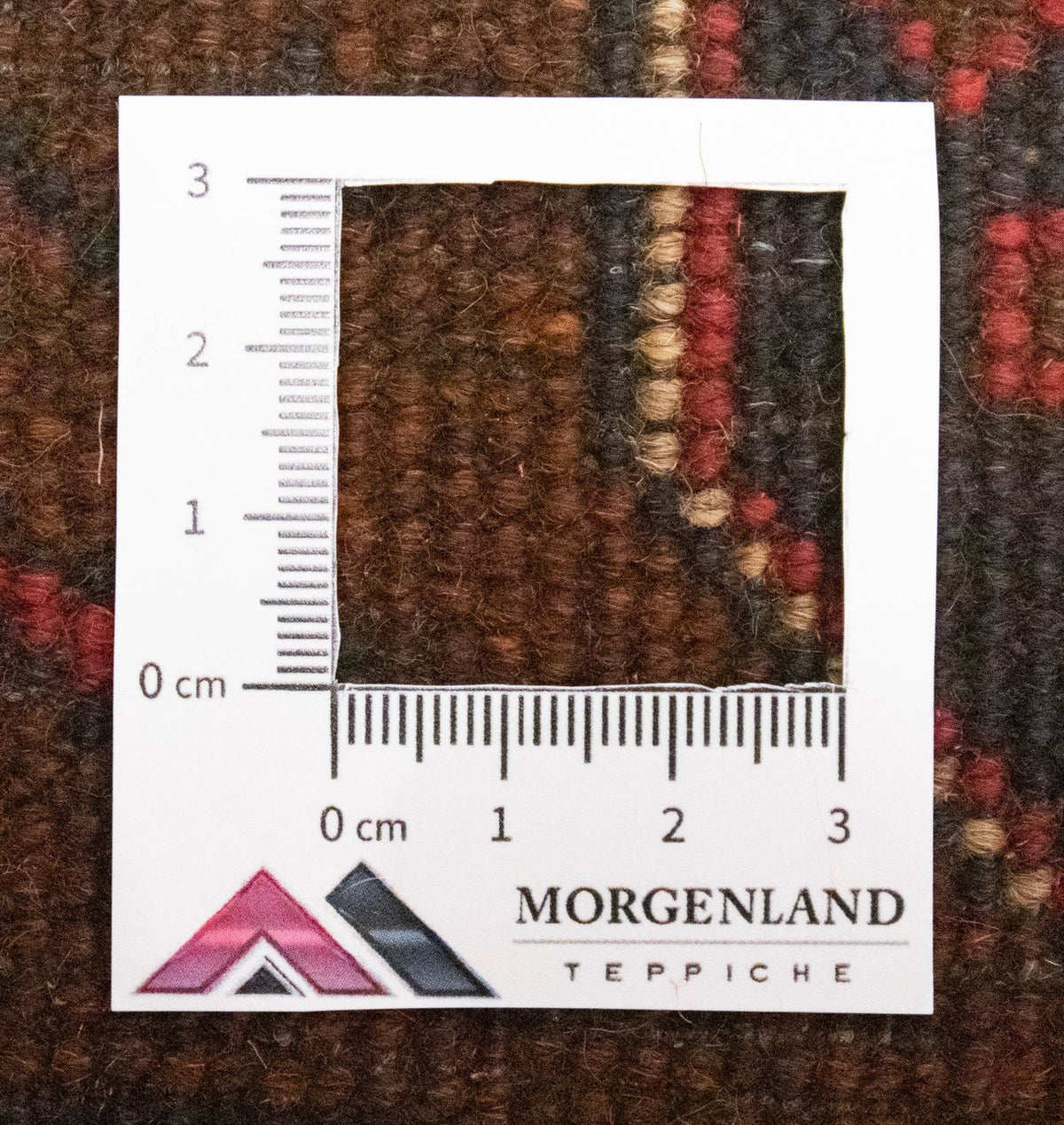 Runner Afghan Rug - Kunduz - 295 x 75 cm - red