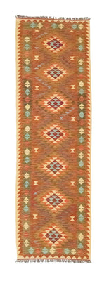 Runner Kelim Rug - Oriental - 300 x 80 cm - brown