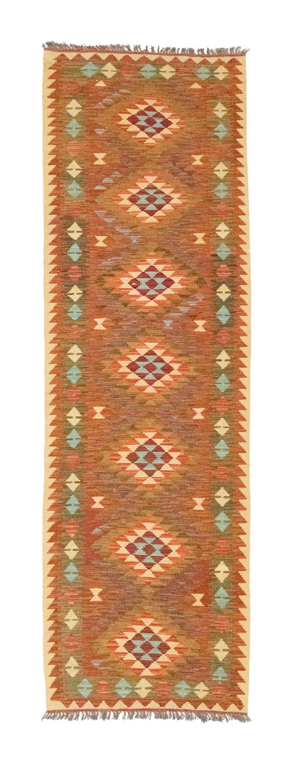 Runner Kelim Rug - Oriental - 300 x 80 cm - brown