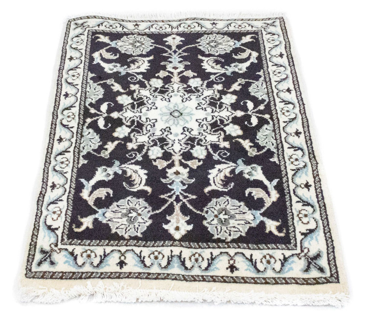 Perser Rug - Nain - 84 x 58 cm - dark blue