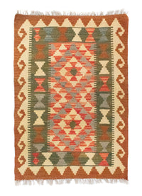 Kelim Rug - Oriental - 90 x 60 cm - brown