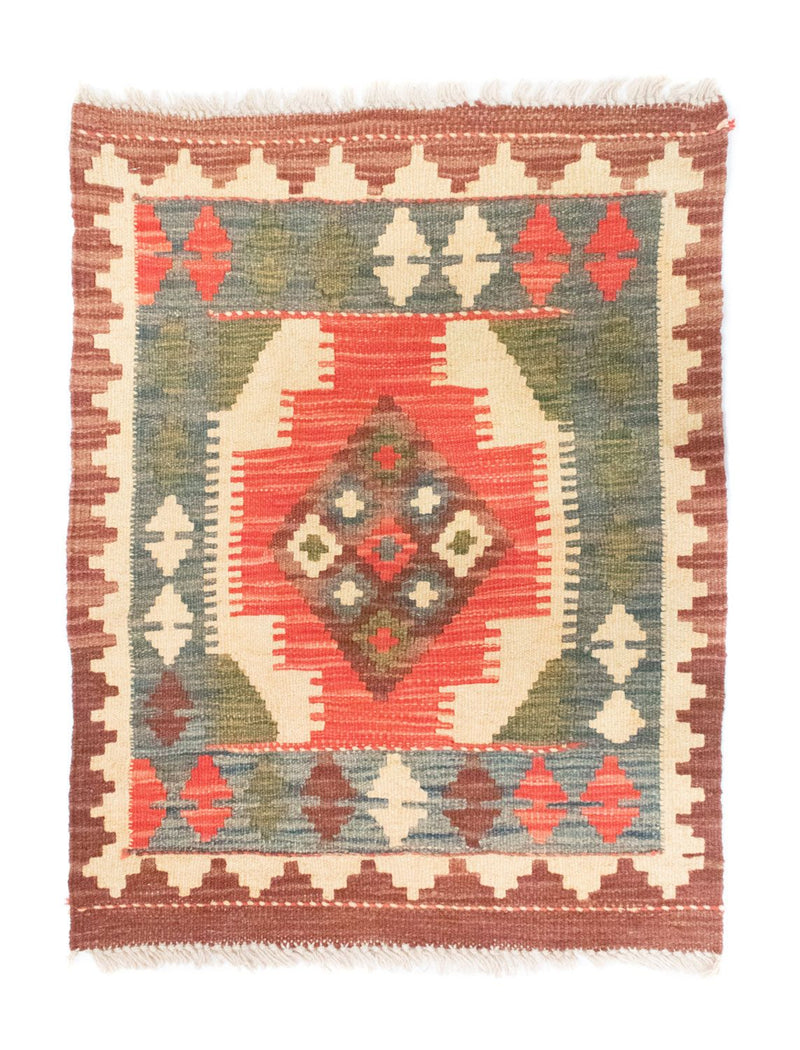 Kelim Rug - Oriental - 90 x 60 cm - orange