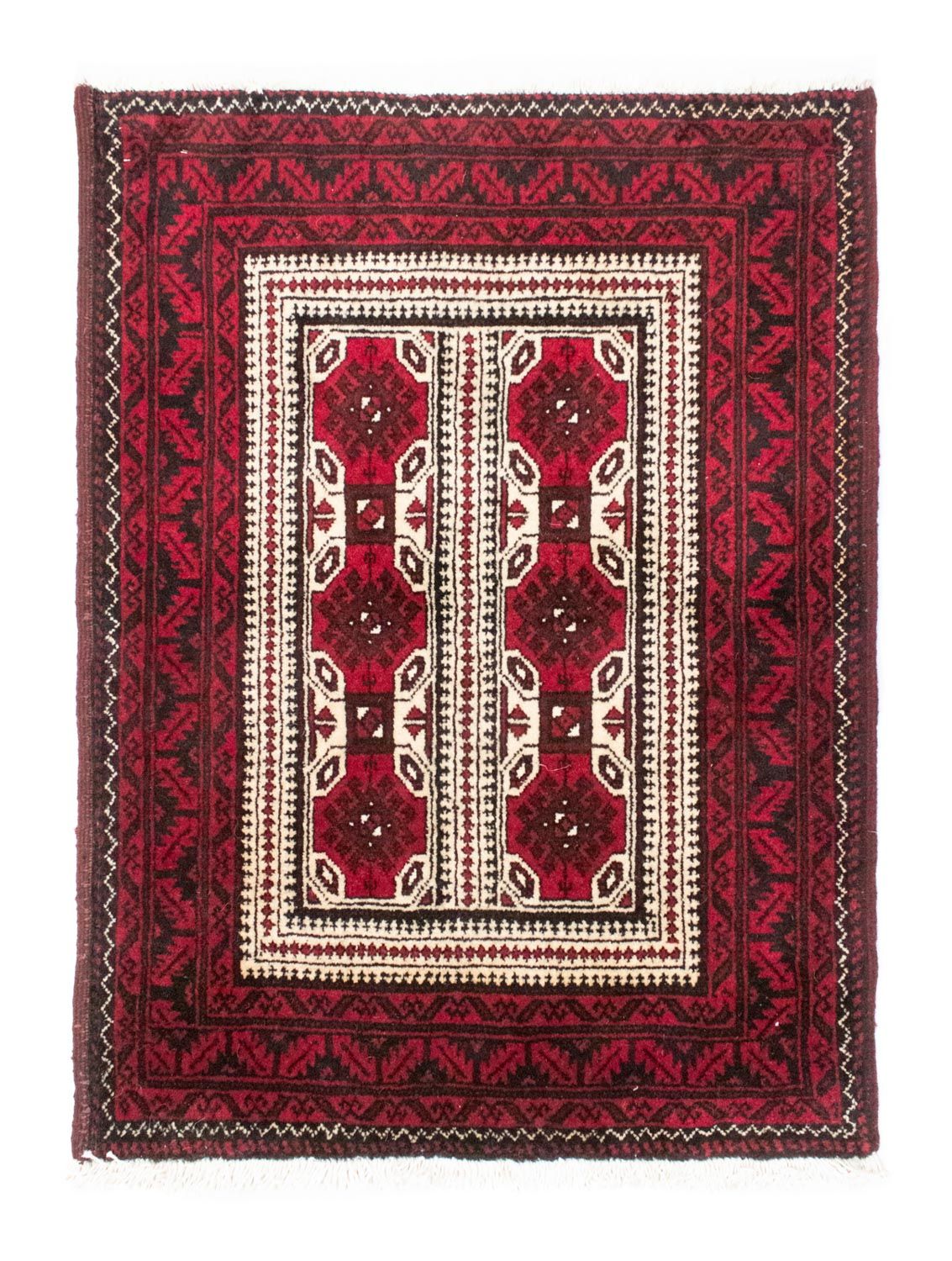 Belutsch Rug - 95 x 74 cm - red